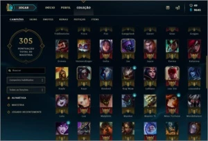 Conta League of Legends LOL