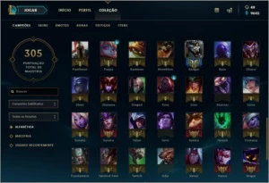 Conta League of Legends LOL