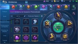 CONTA C/ 41 HEROIS + 30 SKINS + 60k GOLD - Mobile Legends