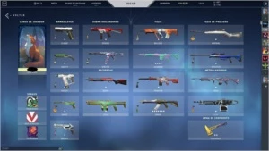 CONTA DE VALORANT skins raras e facas
