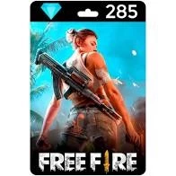 Free Fire - 285 Diamantes + 29 de Bônus