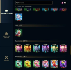 Conta PLATINA 1  - 1234 Skins - EX CHALLENGER - League of Legends LOL