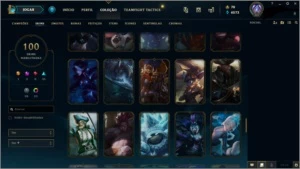 Conta lol Diamante 4 ,100 Skins e 107 champs - League of Legends