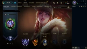 Conta lol Diamante 4 ,100 Skins e 107 champs - League of Legends