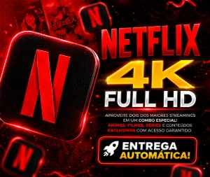 Netflix 4K - 30 Dias - Entrega Automática! Mais Brinde - Assinaturas e Premium