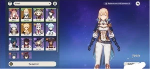 Genshin Impact Jean + Sayu C1 + Yanfei + Kujou Sara AR21