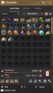 Black Friday 604GS Baraca P2W 969 perolas Black Desert SA