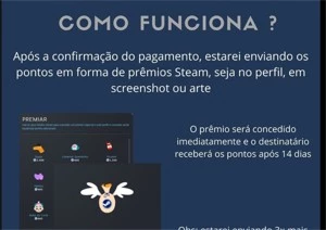 Steam Pontos / Prêmios no Perfil