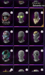 Conta de Free fire com 4 passes é skins antigas é etc.