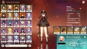 8 T5,HUTAO + STAFF OF HOMA, 2 SKINS PAGAS+ 5 ARMAS T5 AR 56 - Genshin Impact