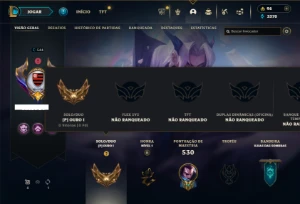 Ouro 1 com TODOS os champs e 234 Skins - League of Legends LOL