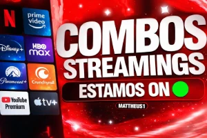 🍿COMBO STREAMINGS [NETFLIX 4K +PRIME VIDEO +PARAMOUNT..] - Assinaturas e Premium