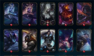 CONTA LOL, LVL 259, 279 SKINS ( 6 ULTIMATE 8 PRESTIGIO ) - League of Legends