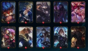 CONTA LOL, LVL 259, 279 SKINS ( 6 ULTIMATE 8 PRESTIGIO ) - League of Legends