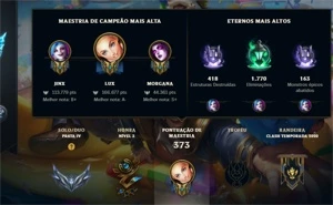 CONTA LOL, LVL 259, 279 SKINS ( 6 ULTIMATE 8 PRESTIGIO ) - League of Legends