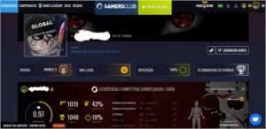 CONTA GLOBAL LVL 16 GC - Counter Strike CS