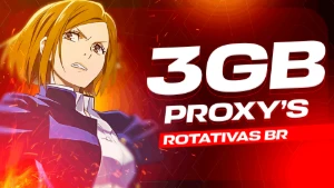 🛜 Proxy Residencial Rotativa BR - 3GB