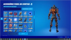Conta Fortnite com 225 Skins (Passe Atual 100% Completo!!)