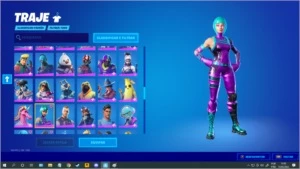 Conta Fortnite com 225 Skins (Passe Atual 100% Completo!!)