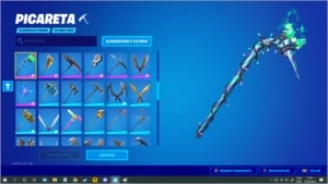 Conta Fortnite com 225 Skins (Passe Atual 100% Completo!!)