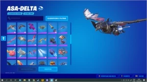 Conta Fortnite com 225 Skins (Passe Atual 100% Completo!!)
