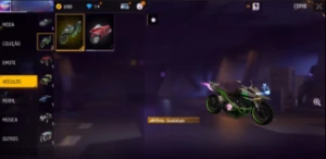 Conta de free Fire nível 8 com alok com a mochila do baralho