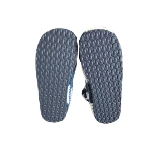 Pantufa de Lã Infantil Preto e Branco 32 - Artesanato e Personalizados