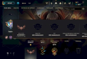 Conta Bronze 1 - League of Legends LOL