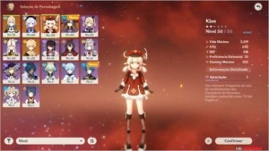 Genshin Impact - Jean + Klee + 2xQiqi + Mona AR35