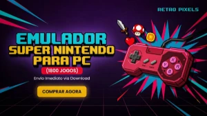 Emulador - Super Nintendo para PC com 1800 Jogos - Outros