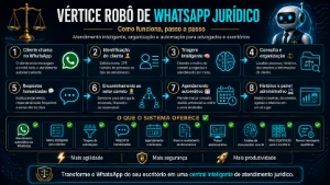 Robô Secretária e Estagiário- Jurídico com IA para Advogados - Redes Sociais