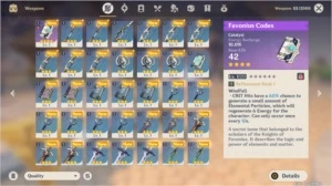 Conta Genshin Low AR|Ningguang 2* + Beidou 2* + Arma 4* - Genshin Impact