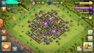 Conta Clash Of clans CV 9