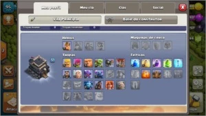 Conta Clash Of clans CV 9