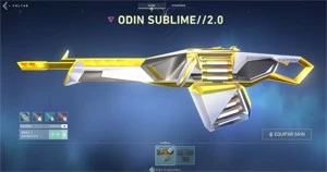 CONTA COM CHAVEIRO DE RADIANTE CHEIA DE SKIN - Valorant