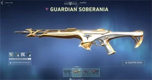 CONTA COM CHAVEIRO DE RADIANTE CHEIA DE SKIN - Valorant