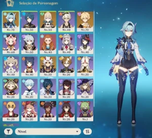 AR 44 - Eula, Itto + Esp. Celestial + Espada Celestial - Genshin Impact