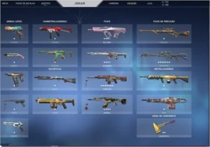 CONTA VALORANT BOAS SKINS PREÇO BAIXO