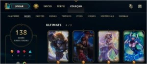 CONTA LEAGUE OF LEGENDS LOL