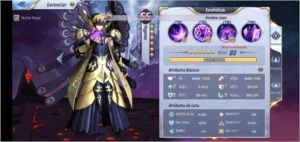 Conta global Saint Seiya Awakening Top 3 inter servidor SSA