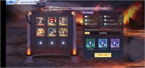 Conta global Saint Seiya Awakening Top 3 inter servidor SSA