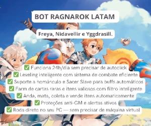 Bot Ragnarok LATAM Funcionando Ápos att 05/08 + Tutorial - Ragnarok Online