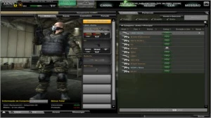 Conta CA Major 1, Possui Level Up!, 10 Armas WGB Permanentes - Combat Arms