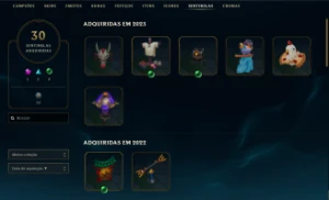 Conta league of legends com 185 skins por 12 reais!!! LOL