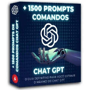 Comando Para Chat GPT + de 1000 Prompts de comandos Avançado - Serviços Digitais