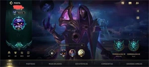 CONTA WILD RIFT ESMERALDA 3 - PRECISO VENDER URGENTE - League of Legends: Wild Rift LOL WR