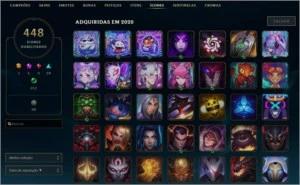 675 SKINS, D1 SOLOQ/FLEX PREÇO BACANA. - League of Legends LOL