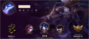 Conta Bronze 3 - League of Legends LOL