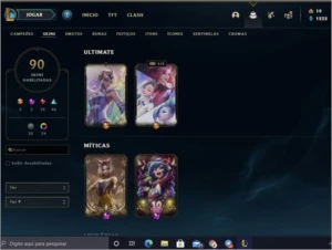 Conta League of Legends LOL