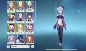 Ar43. Ganyu + harpa, kokomi e qiqi - Genshin Impact